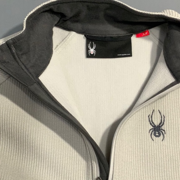 Spyder Mens Pullover Zip Up Sweater Size S EUC - Picture 4 of 10